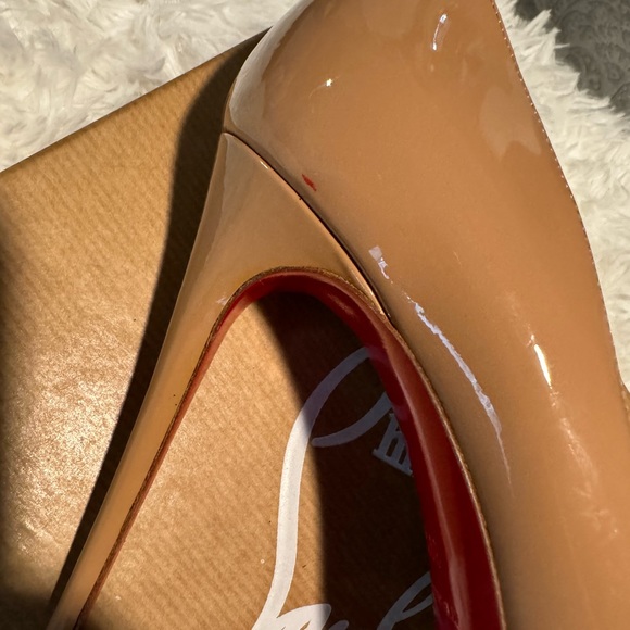 Authentic Christian Louboutin, Tibur 100 Patent - Picture 10 of 13